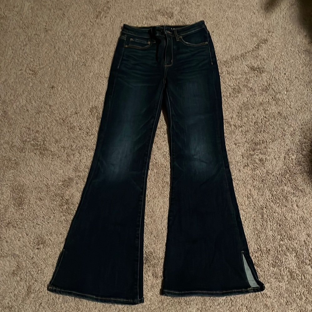 American Eagle Super Hi Rise Flare